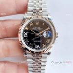 EWF Swiss Rolex Datejust Black Dial Jubilee 3235 Watch Best Chinese Replica Watches
